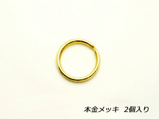 二重リング NR-3[在庫限り] 本金 内径15mm 2ヶ【メール便選択可】 [SEIWA] レザークラフト金具 二重リング