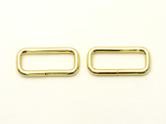 小カン K-5 本金 内径24mm 2ヶ【メール便選択可】 [SEIWA] レザークラフト金具 角カン 装飾カン