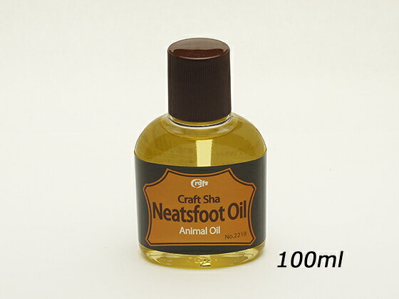 クラフトジャパンニートフットオイル 100ml[クラフト社] レザークラフト染料 溶剤 ...