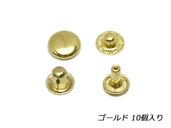 セグマスナップ ゴールド φ10mm 10ヶ