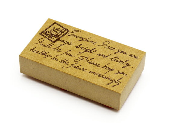 蚤の市スタンプ ポストカード 45×80×h22mm 1ヶ【メール便選択可】 [クラフト社] レザークラフト工具 革..