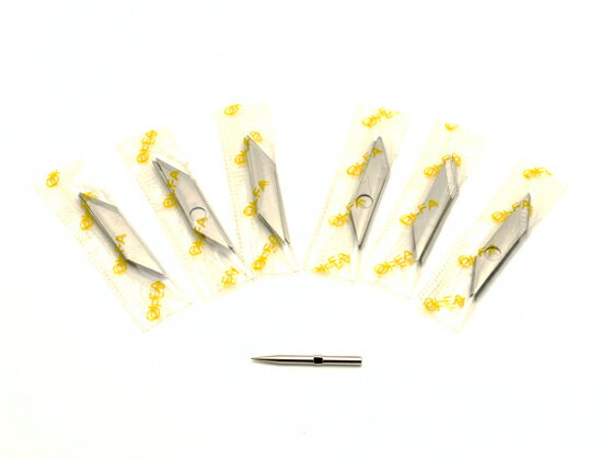 デザイナーズナイフ 替刃 30枚【メール便選択可】 [クラフト社] レザークラフト工具 カッター ハサミ ..