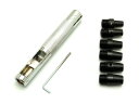 丸穴ポンチセット 大 φ4.8｜5.5｜6.3｜6.8｜7.1｜7.8mm  レザークラフト工具 ハトメ抜き 穴あけ工具