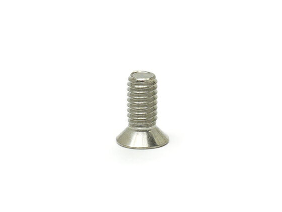 コンチョネジ ニッケル φ6×8mm 10ヶ タイプB【メール便選択可】 [レザークラフトぱれっと] レザークラフトコンチョ 替えネジ パーツ 3