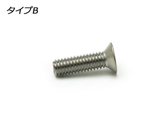 コンチョネジ ニッケル φ6×12mm 1ヶ 