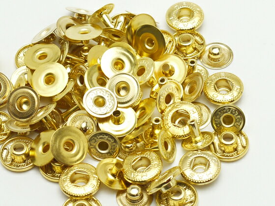 【箱売り】ハンシャセット 大 ゴールド ハンシャ径11mm 1000ヶ【送料無料】 [ぱれっと] レザークラフトまとめ買い（業販） ホック箱売り