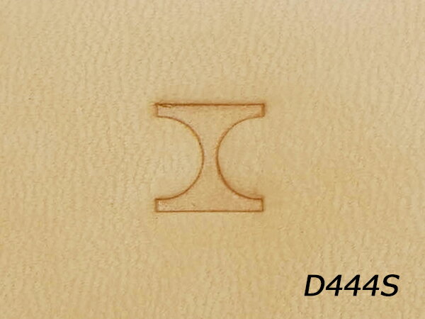 ボーダースタンプ D444S 7×7mm【メール便選択可】 [レザークラフトぱれっと] レザークラフト刻印 刻印（A～Z）/IVAN