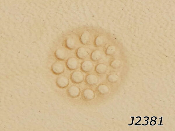 ステンレス刻印 センターフラワー J2381 12×12mm【送料無料】 【メール便選択可】 [レザークラフトぱれ..