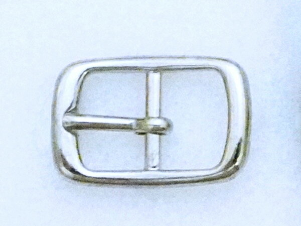 美錠 ニッケル ベルト巾10mm 1ヶ【メール便選択可】 [協進エル] レザークラフトバックル 6-10mm巾バックル