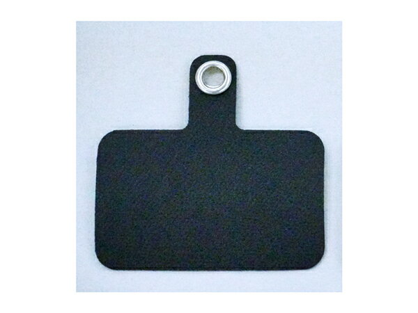 携帯用アタッチメント 黒 タテ36mm×ヨコ59mm 1ヶ【メール便選択可】 [協進エル] レザークラフト金具 その他の金具