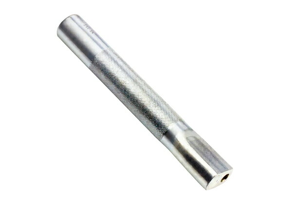ワッシャーリベット打ち棒 小 全長117mm、穴径約4.1mm【メール便選択可】 [レザークラフトぱれっと] レザークラフト工具 金具打ち具