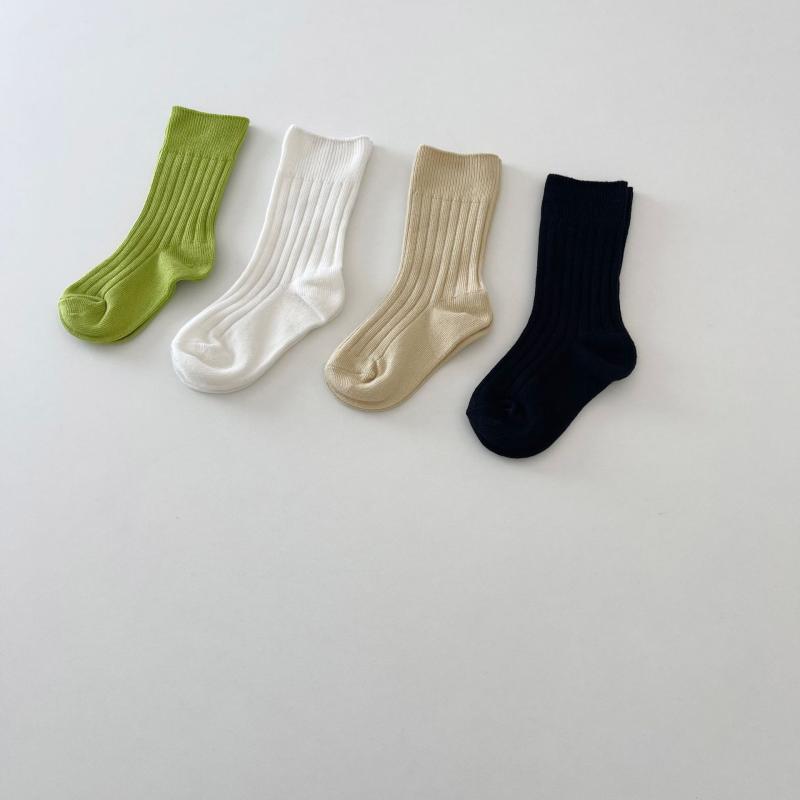 キッズ 靴下 秋用 綿素材 薄手 ショートソックス ユニセックス 単色 吸湿速乾 快適 柔らかい 日常使い