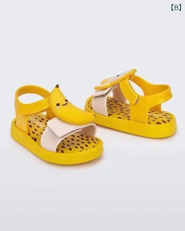 Sandalias para niños, niños, niñas, bebés, verano, motivo de frutas, lindas sandalias de playa, material de gelatina, ligeras, flexibles, juegos acuáticos, rosa — vista 3