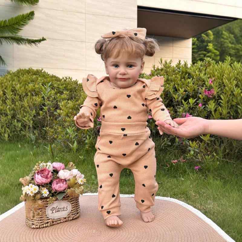 人形 リボーンドール 65cm リアル 赤ちゃん人形 3D 高彩度 抱き人形 精巧 リアルな質感 シリコン製 癒しグッズ インテリア コレクション おもちゃ 贈り物 プレゼント 趣味 リアルドール リアルな表情 職人仕上げ 幼児体験