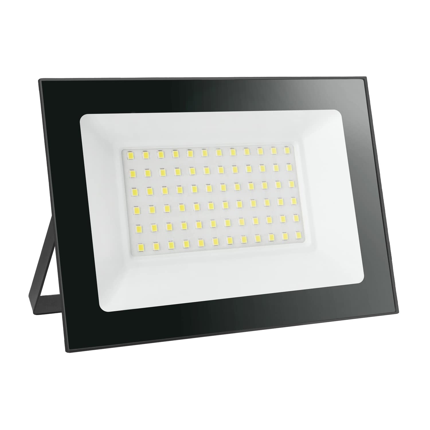 Rakuten - LED投光器 屋外 50W コンセント式 超薄型 作業灯 防犯灯 玄関ライト 昼光色 80-150V適用 IP66防水 自由調整 高輝度 2M 廊下 ケーブル 倉庫 ガレージ 看板灯 BBQ 庭園 夜間作業 駐車場 2Pプラグ 1個セット