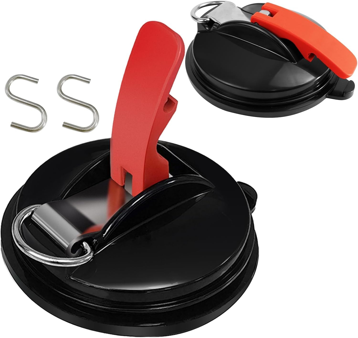 吸盤 フック 強力 カーサイドタープ 吸盤 キャンプ タープ 吸盤 直径11.7cm 耐荷重 70kg 固定フック タ..