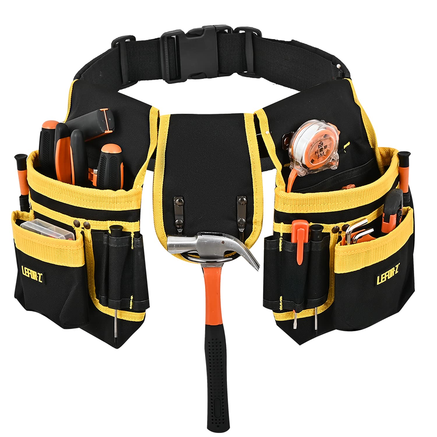 Rakuten - 腰袋 工具入れ 工具袋 電工 ツールバッグ 工具バッグ 小物入れ ベルト DIY 工具入れ 26ポケット 作業袋 釘袋 腰道具セット