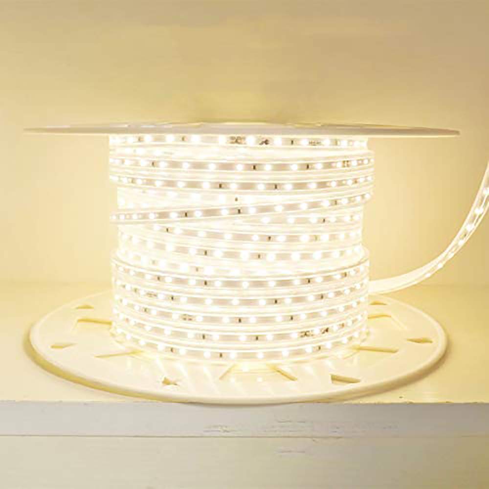 Various Interior Lights - 100v led テープライト 防水 120leds/m 間接照明 配線不要 プラグアンドプレイ 5m ナチュラルホワイト