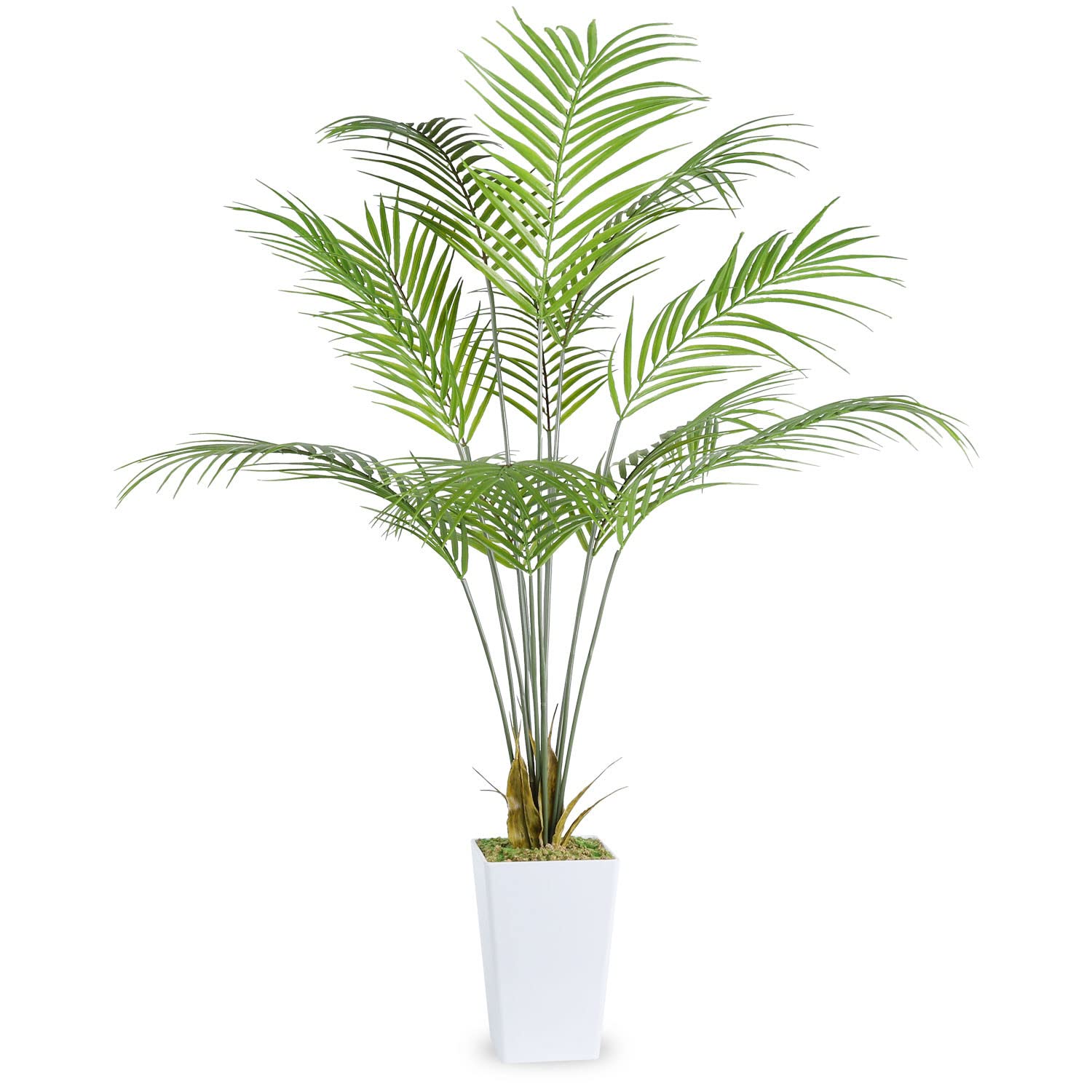 人工観葉植物 フェイクグリーン 熱帯のヤシの木 造花 観葉樹 光触媒 空気清浄 消臭 抗菌 室内 90cm