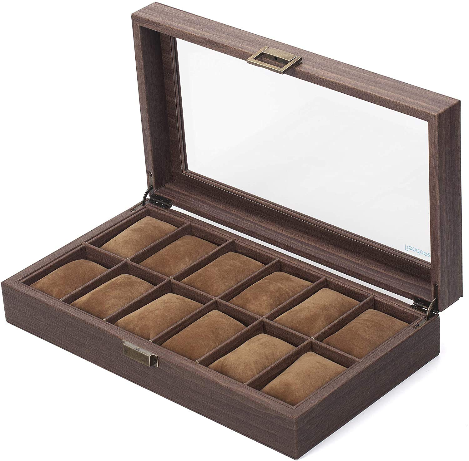 木目PU 腕時計収納ケース 腕時計収納ボックス 時計ケース コレクションケース 12本用 プレゼント 収納..