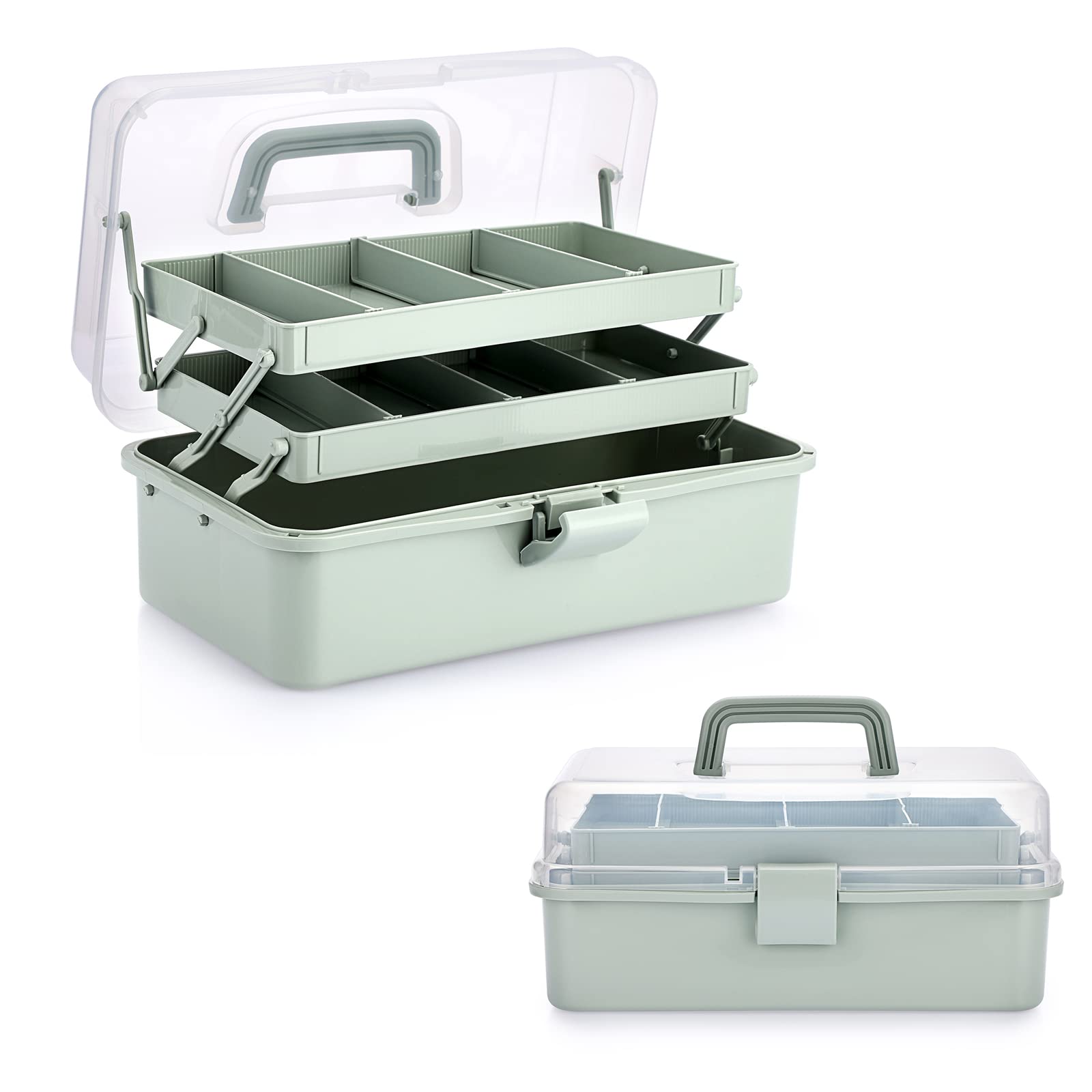 この商品について【3段、大容量】この収納ボックスは、3層の折りたたみデザインです。たくさんのアイテムに対応するのに十分な高さがあります。材料：PP；セット内容：収納ボックス*1。ご注意：光の加減やディスプレイにより、製品の色がわずかにずれて...