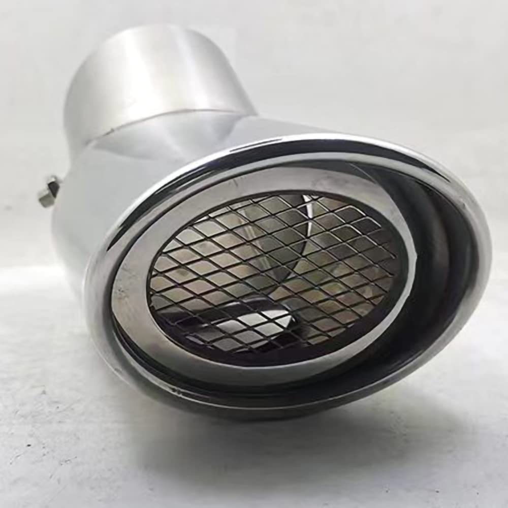 マフラーカッター 200系ハイエース/レジアスエース 1/2/3/4/5/6型適合 専用設計 シルバー