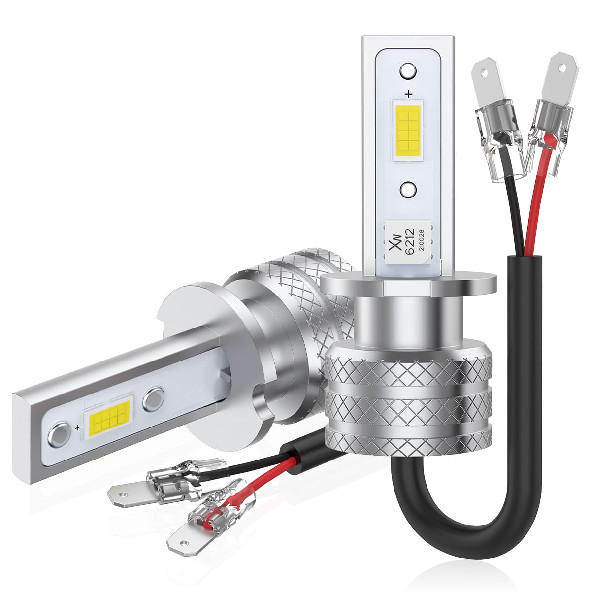 Car Accessories - 【超小型サイズ】 H3 LED フォグランプ 24W 6000K ホワイト 12V車対応(ハイブリッド車EV車対応) CSP社製LEDチップ搭載 新車検対応 (2個入)