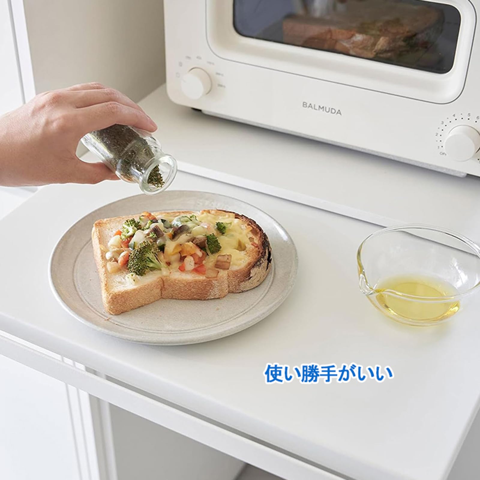 キッチン 家電下スライドテーブル レンジ下 スライドテーブル 一時的作業台 電子レンジトレー 炊飯器 スライドテーブル 狭いキッチン 調理スペース 拡張 レンジ下 引き出しスライド棚 約幅47×奥行36-62×高さ4cm 黒 [2]