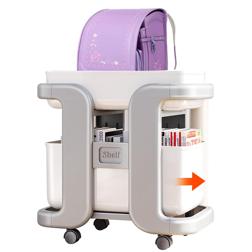 キッチンワゴン 本棚ラック カバン収納ラック 収納ボックス 台所収納 キャスター付きワゴン おしゃれ ..