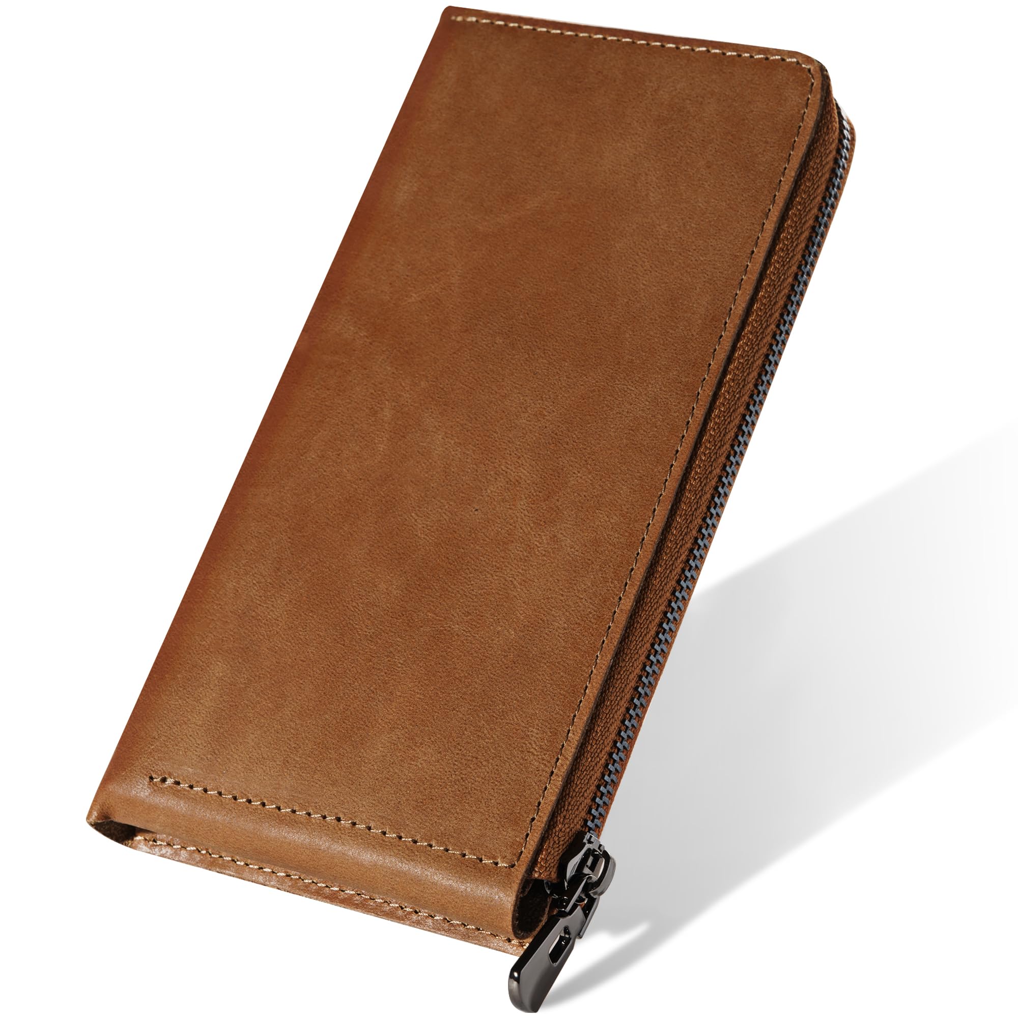 財布メンズ極小L字ファスナー長財布...