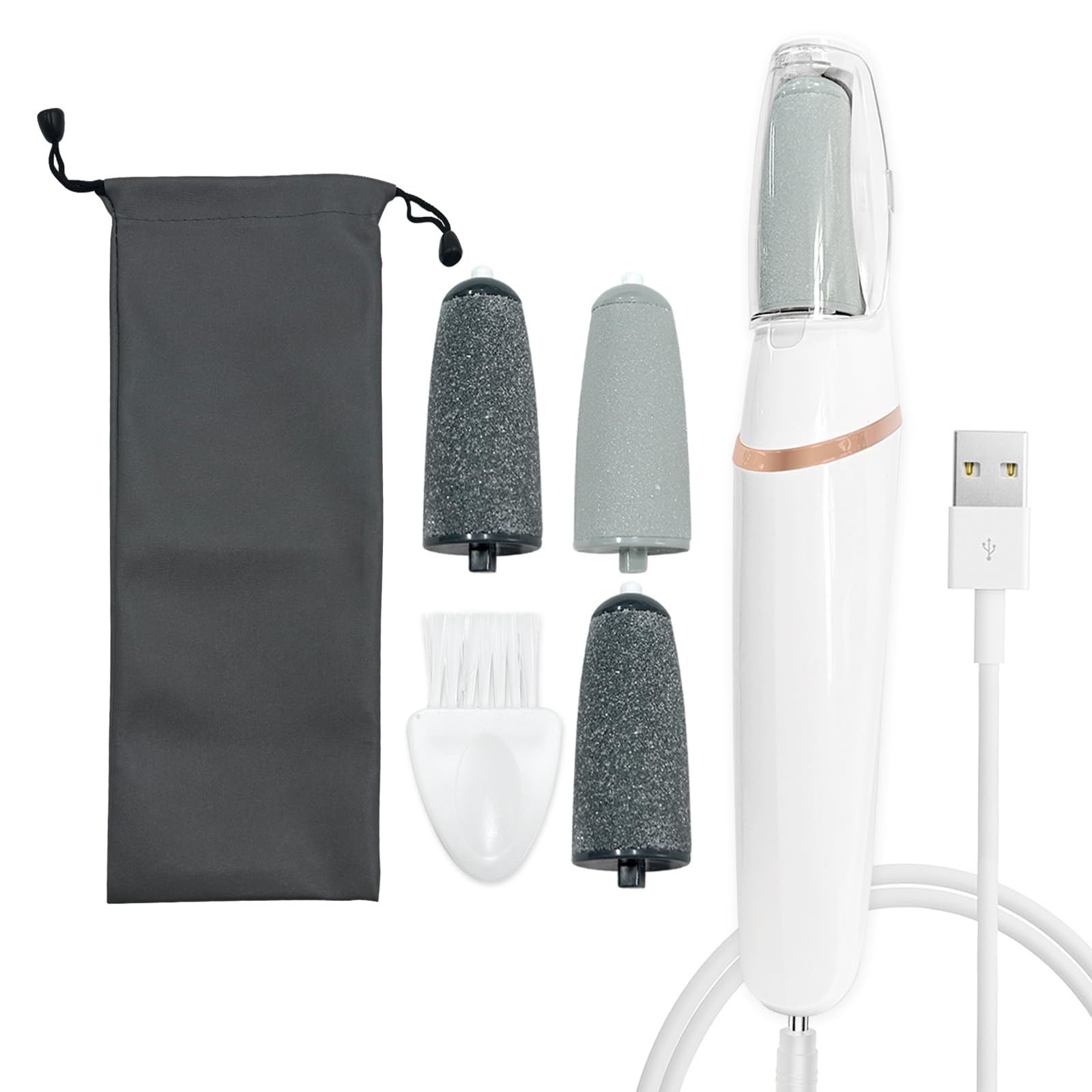 電動角質リムーバー かかと削り 足 角質取り 踵 足裏角質除去 強力な足裏ケア 電動ハードスキンリムー..