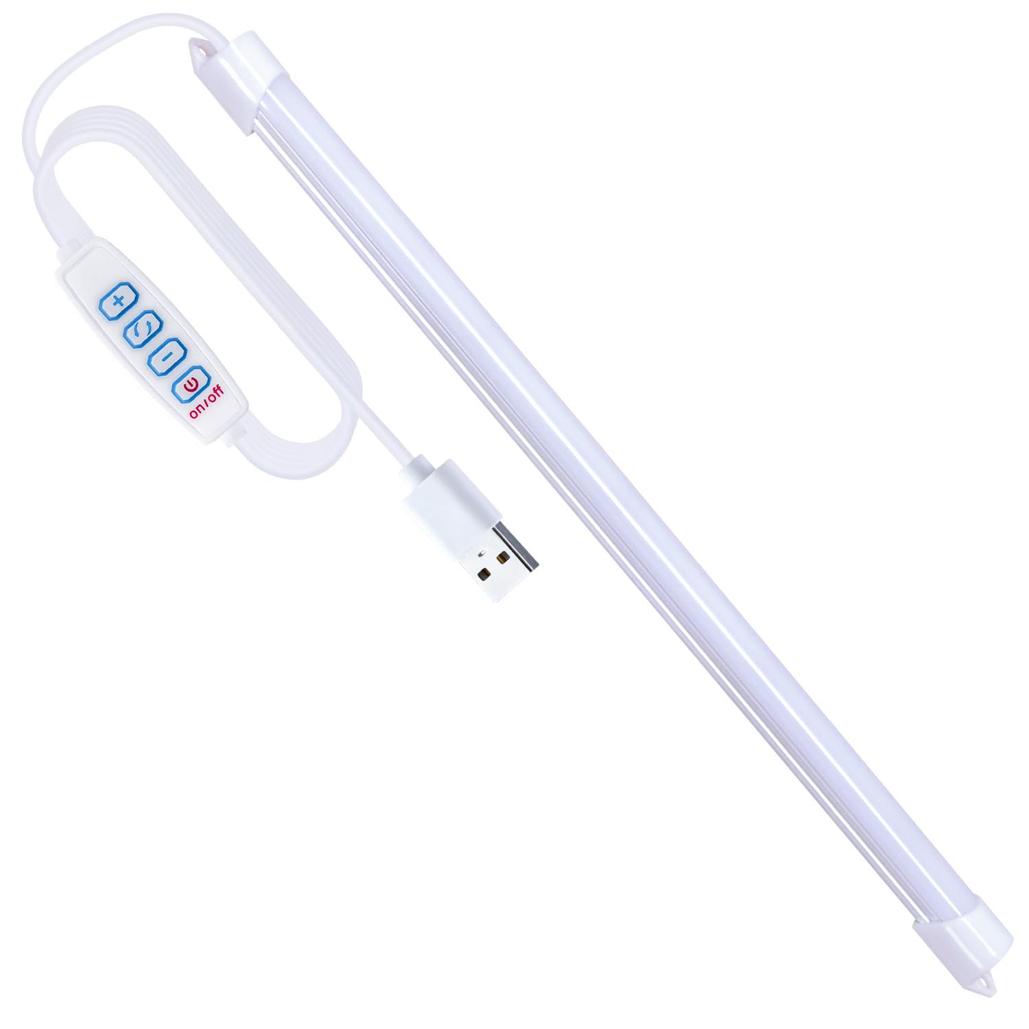 Rakuten - LED蛍光灯 バーライト USBライト キッチン 棚下 高輝度 直管形 電球色 昼白色 昼光色 調色3段階
