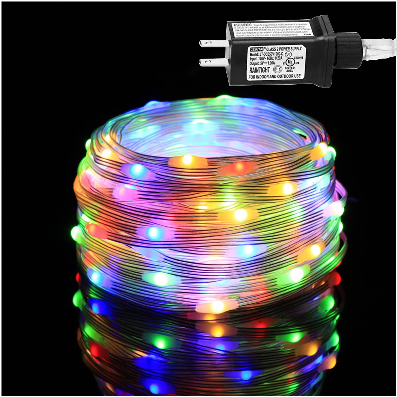 （）LED イルミネーションライト LEDストリングスライト 200球 20m コンセント式 防水 防塵仕様 点滅 ..