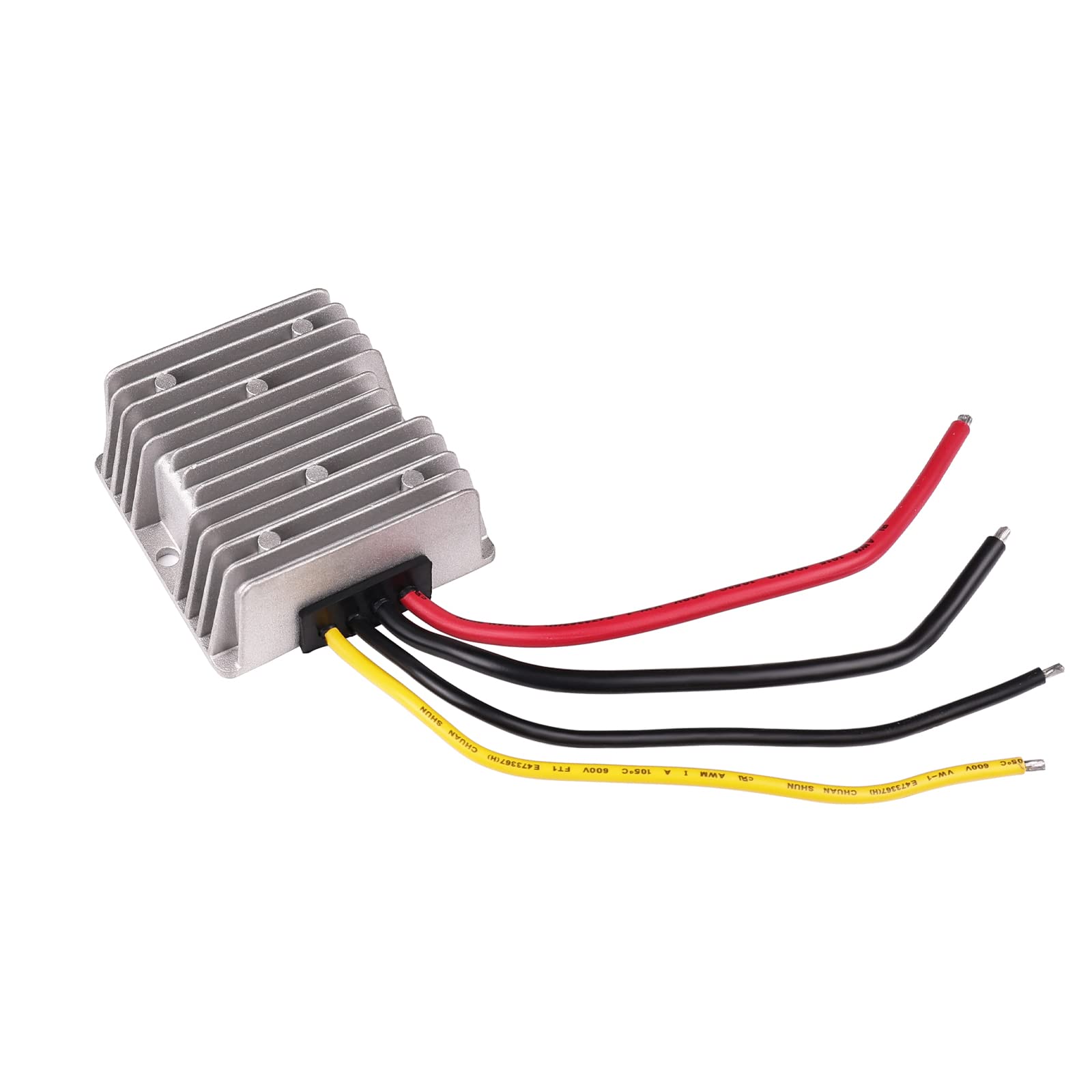 DC 12v 24v 昇圧 コンバーター15A 360W、自動車用トラック車両ボートモーターソーラーシステム用の頑丈..