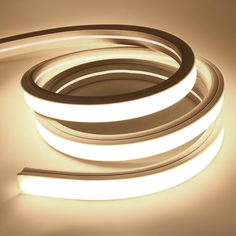 LEDテープライト 高輝度 チューブライト 防水 リニア発光 シリコンチューブ 曲がりやすい 切断可能 取..