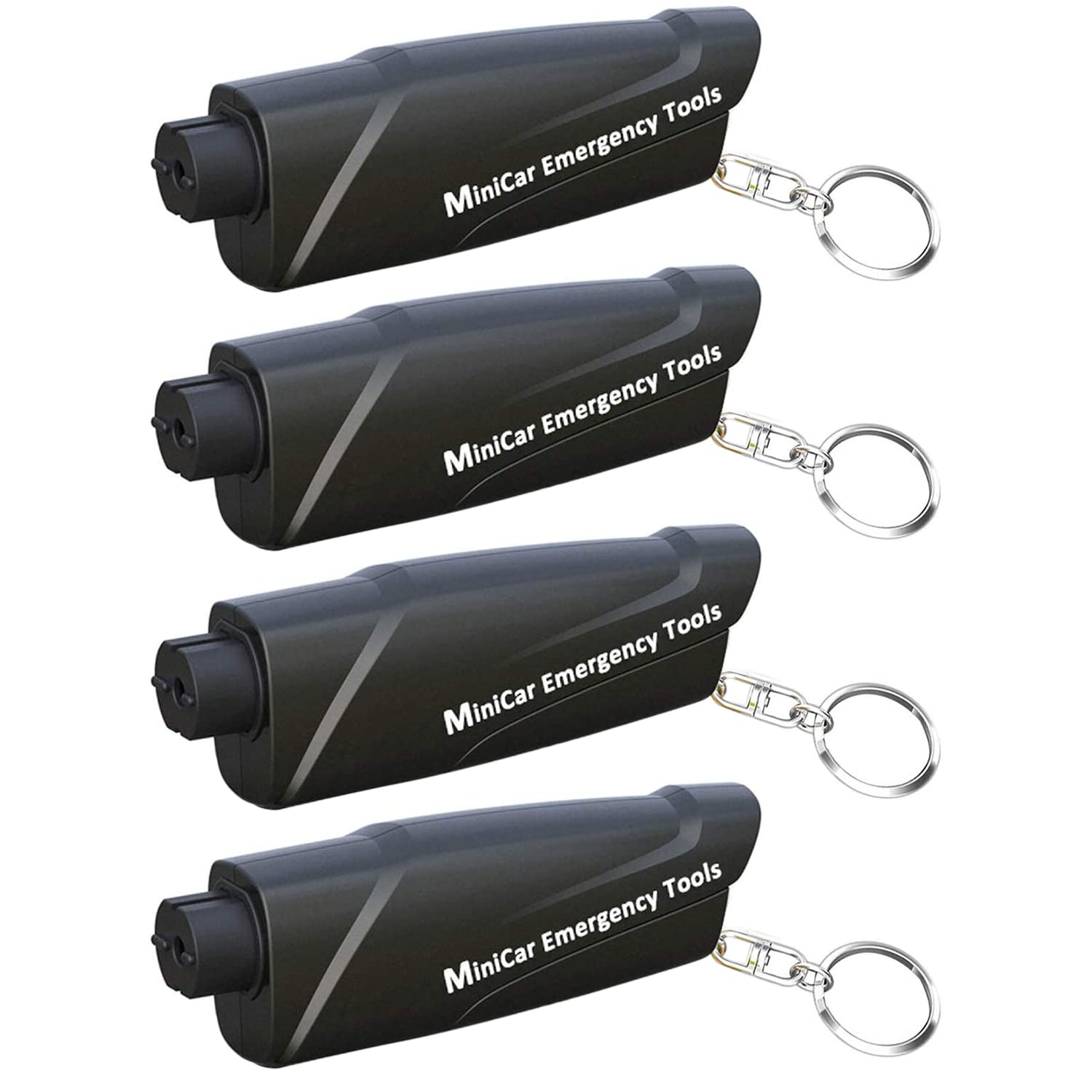 4個入 多機能窓割れハンマー 4in1 緊急脱出用ハンマー 水中適用 安全ハンマー シートベルトカッター付..