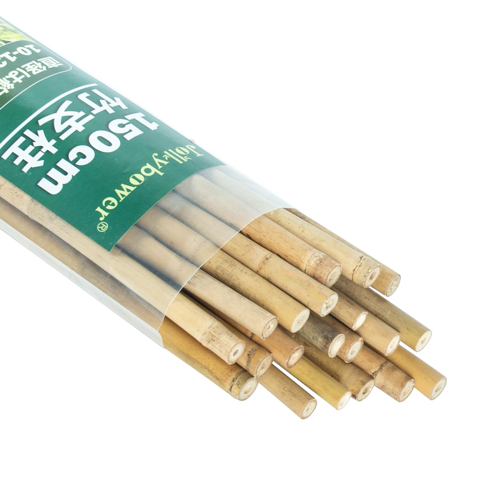 品質：の園芸用竹（支柱用竹）は、100% 天然竹で作られております。 良質を確保するために、すべて手作業で選択されています。 また、天然でリサイクル可能な素材で作られており、無毒無害ですので、安心にご利用いただけます。高耐久性：水分を完全に蒸発させるようにベーキングにて乾燥されたため、カビが発生しにくくて丈夫な竹です。 竹の表面は非常に滑らかで綺麗で、手を傷つけにくいです。使い方が簡単：植物が登れるトレリスに使われることができます。 必要な長さに切って土に挿すだけです。野菜苗の定植する支柱として、農業?家庭菜園で大活躍。幅広い用途：竹支柱は多用途の園芸用品として、ガーデニングデザインや、トマト、ピーマン、つる、低木、草花類などの植物が登ることに適しています。植物がより多くの太陽を受けて果物や野菜がもっと実ります。製品内容：園芸支柱150cm 20本セット、竹直径約10〜12mmです。しの竹に100% ご満足いただけなくたら、1年以内に無料で返品と代品サービスを提供することを保証いたします。