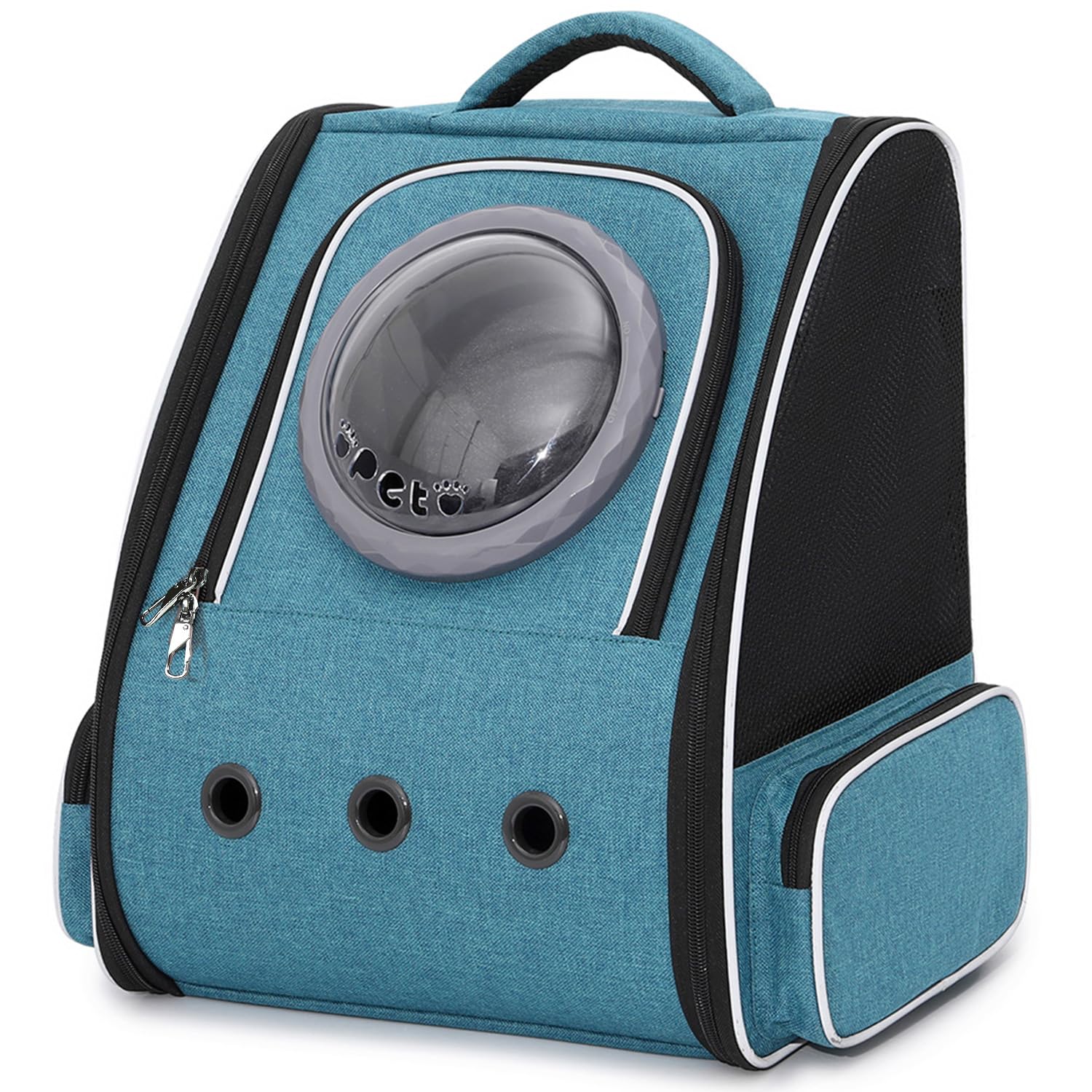 猫 キャリー ペット リュック 犬キャリーバッグ ペットキャリーバッグ 層を増設 2重のチェストベルト セルフロックジッパー 小型犬 きゃりーバッグ リュック宇宙船型 通気性 大容量 折りたたみ 通院 散歩 旅行 災害避難用