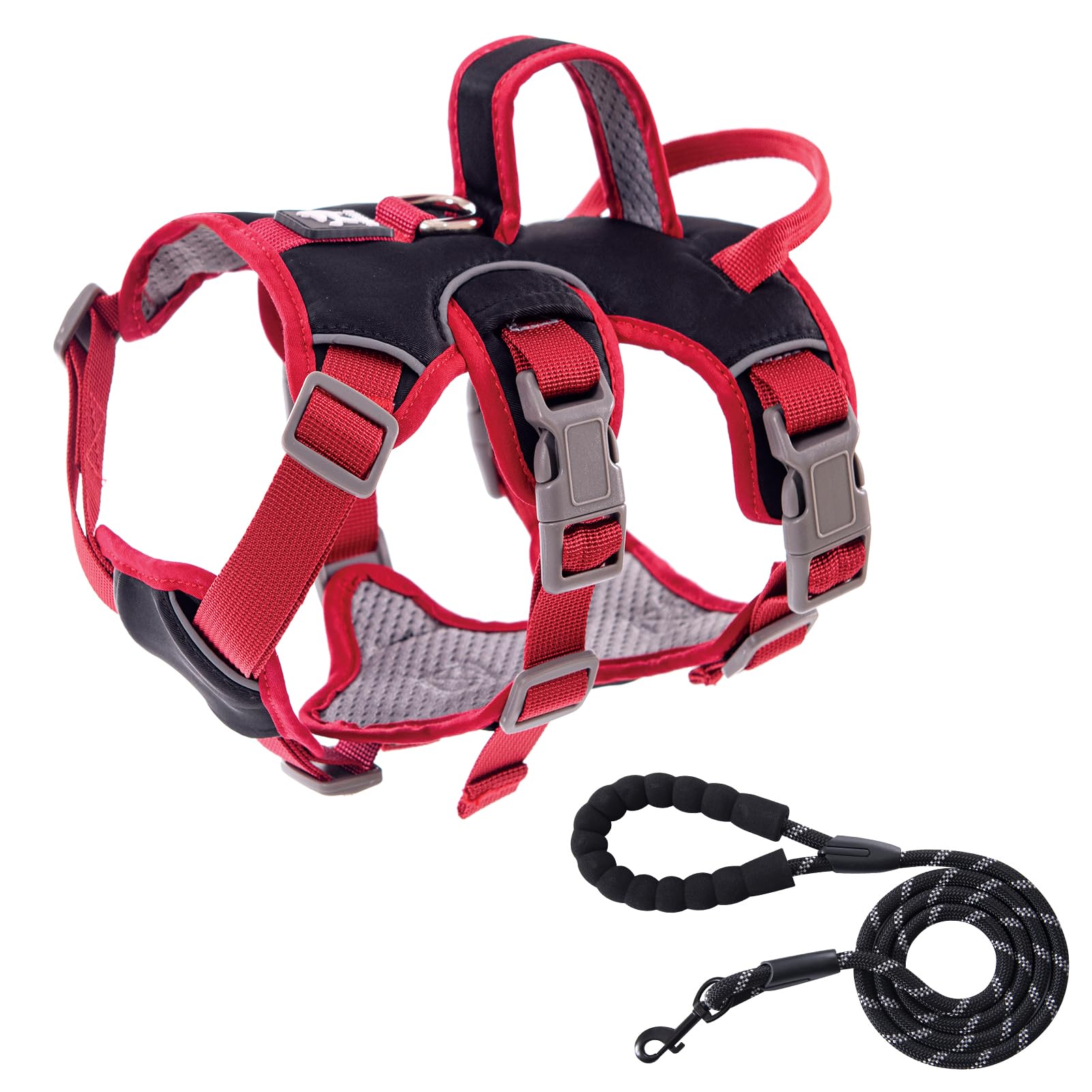 犬 ハーネス 中型犬 大型犬 小型犬 抜けない 犬リード ハーネス ソフトハーネス 引っ張り防止 ハーネスベルト 後ずさり抜けないハーネス 犬 歩行補助ハーネス イージーウォークハーネス ハーネス ダブルロック 脱出防止 軽量 フレンチブル