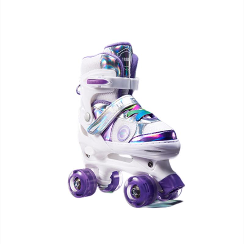 【★大人気】★ローラースケート フィットネス靴 PU 女の子 男の子 サイズ調整可能 全ウィールが光る プロテクター付き 子供の日 おもちゃ クリスマス プレゼ...