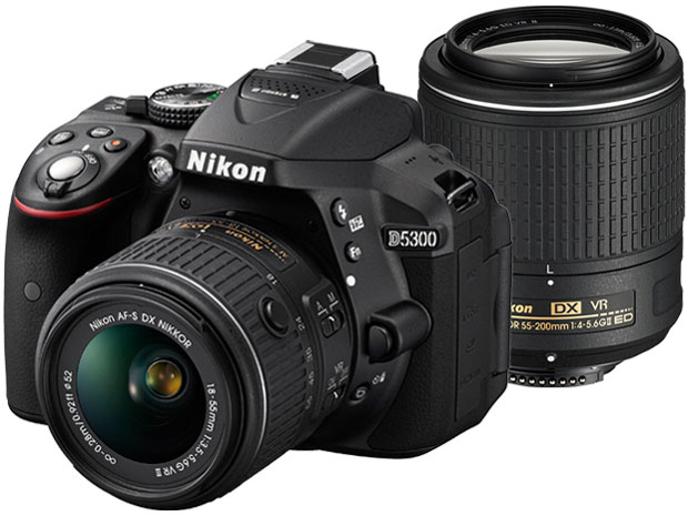 NIKON(ニコン) D5300 ダブルズームキット2 [ブラック] D5000シリーズ デジタル一眼カメラ