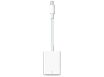 【新品傷・お得・即納・在庫僅か】 APPLE Lightning SDカードカメラリーダー MJYT2AM/A【ポスト投函】※倉庫からの移動中に箱傷みあり※