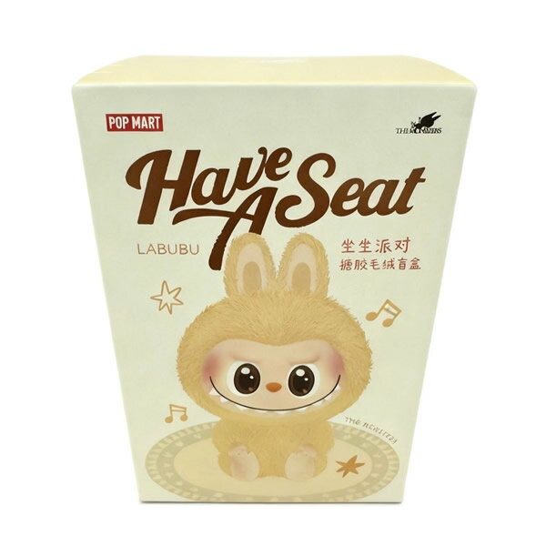 POP MART ラブブ LABUBU THE MONSTERS Have a Seat ぬいぐるみ シリーズ【ピース】