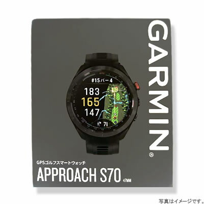 【在庫あり・送料無料】GARMIN ガーミン Approach S70 47mm [Black] 距離計 腕時計 スマートウォッチ スポーツウォッチ GPS ランニング GPS対応