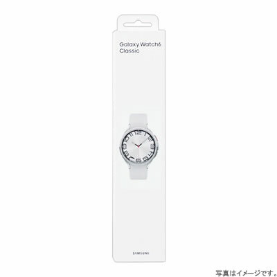 【送料無料・在庫あり】Samsung サムスン Galaxy Watch6 Classic 47mm SM-R960NZSAXJP [シルバー]【Suica対応】