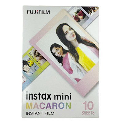 富士フィルム フジフイルム チェキ用フィルム instax mini マカロン 1パック(10枚入) 【ポスト投函】
