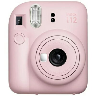 【お得・新品・送料無料・即納】FUJI FILM INSTAX MINI 12 BLOSSOM PINK [ピンク] ※外箱傷あり（倉庫移動中に箱傷み）