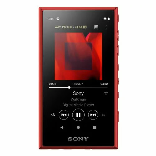 【在庫あり・送料無料】SONYウォークマン Aシリーズ NW-A106(R) [32GB レッド]のサムネイル