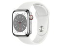 【新品・在庫あり・送料無料】Apple Watch Series 8 GPS+Cellularモデル 41mm MNJ53J/A [シルバーステンレススチールケ...