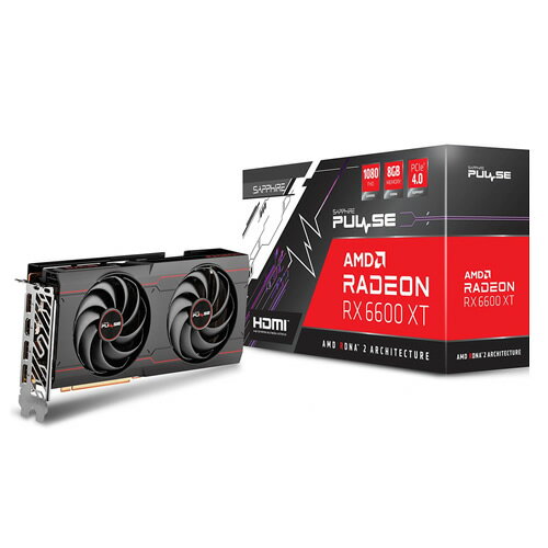 【在庫あり・送料無料・新品・即納】 SAPPHIRE PULSE Radeon RX 6600 XT GAMING OC 8G GDDR6 [PCIExp 8GB] グラフィックボード